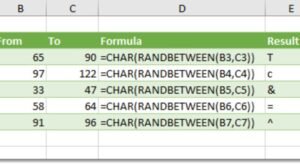 Excel Tips How to Generate Random Letters (1)